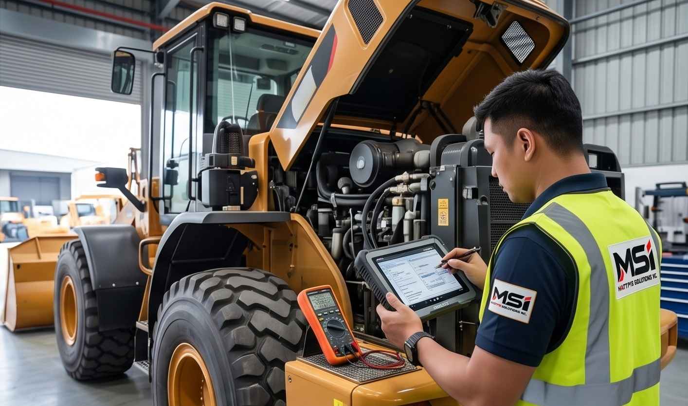 Heavy equipment maintenance