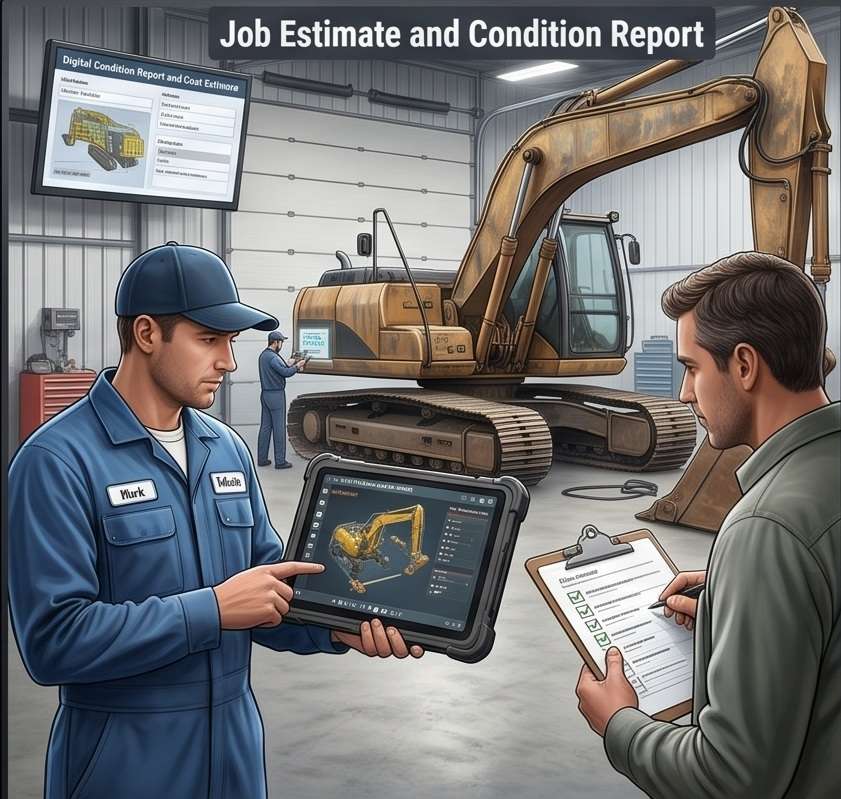 Job estimate and condition report